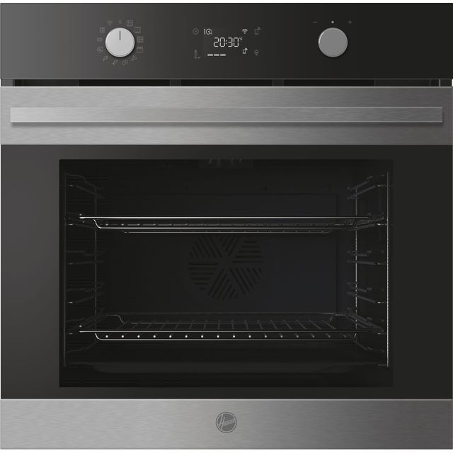 Hoover HO6 H5B3HTX Built In Electric Single Oven - Satin Steel - HO6 H5B3HTX_SS - 1